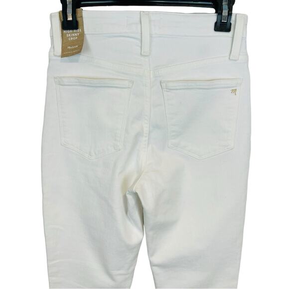 Madewell curvy high-rise skinny crop jeans Button front edition Sz 25 NWT - Picture 8 of 16